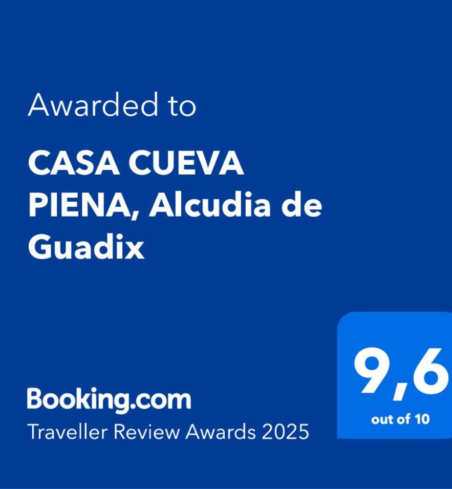 Вілла Casa Cueva Piena, Alcudia De Guadix Екстер'єр фото